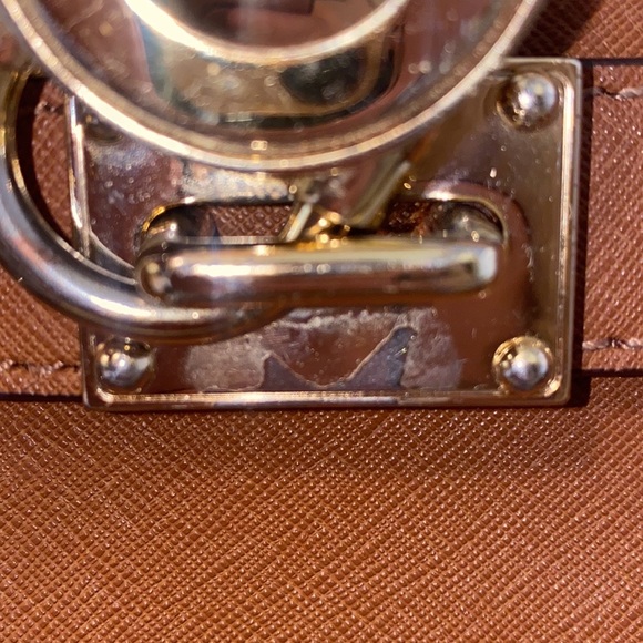 Michael Kors Hamilton saffiano tote in camel - Picture 4 of 5
